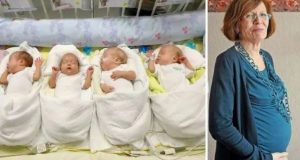 Преди 3 години 65-годишна жена роди четиризнаци и влезе в рекордите на Гиенс. Ето как живеят днес: /СНИМКИ/